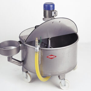 Agitador móvil inox para esmaltes con bomba y mezclador mod. MASTER 900