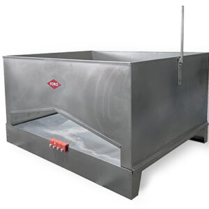 Cabina abierta inox L=800